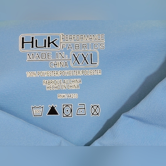 HUK Fishing Men's PFG Bahama II Long Sleeve Button Front Shirt - Picture 7 of 14